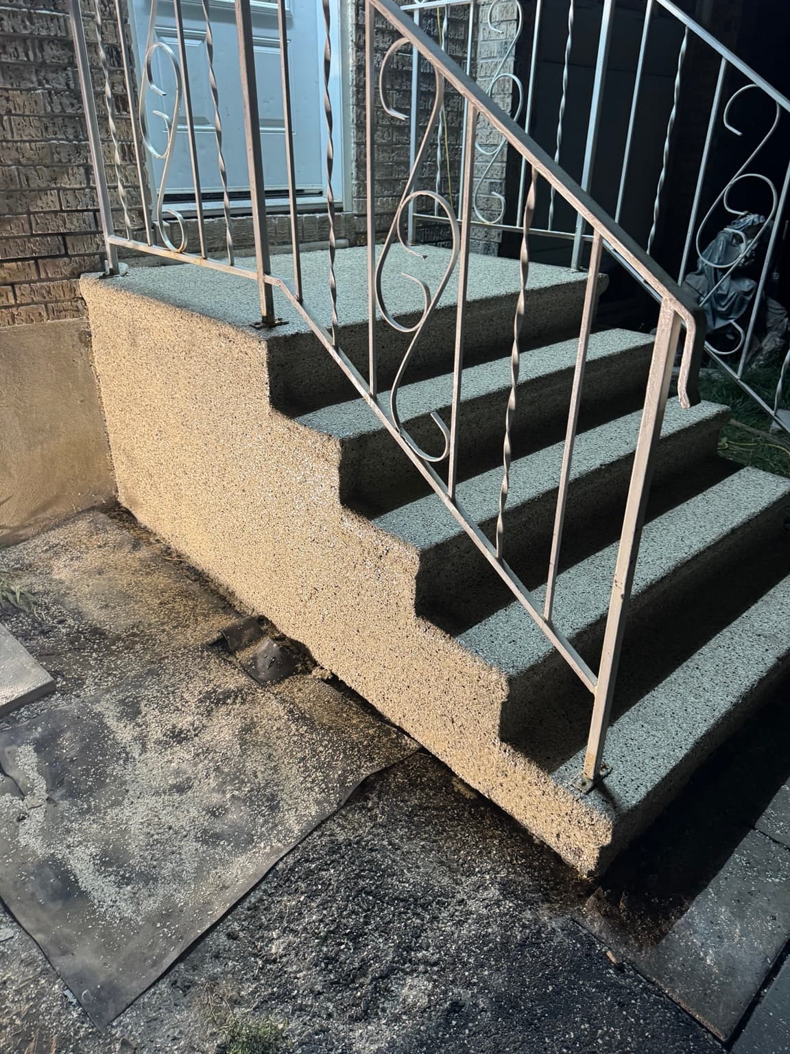 Escalier extérieur après les travaux Épox’Art